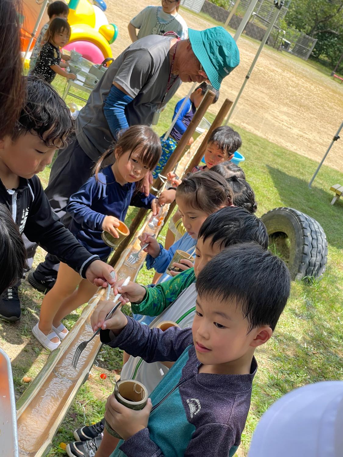 ながしそうめん